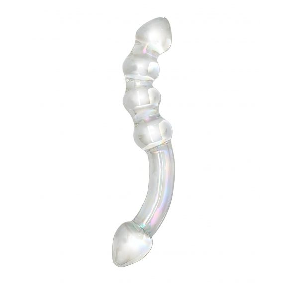 Rimba Xena - double verre dildo (transparent)