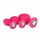 Easytoys Diamond - set de plugs anaux (rose)