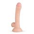 Real Fantasy Vince - dildo s varlaty a předkožkou - 19,5 cm (přírodní)