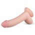 Real Fantasy Cliff - realistické dildo s přísavkou (22cm) - přírodní barva