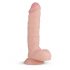 Real Fantasy Glynn - realistické dildo s varlaty a přísavkou (25cm) - tělová barva