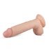 Real Fantasy Glynn - realistické dildo s varlaty a přísavkou (25cm) - tělová barva