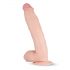 Real Fantasy Dwane - velké realistické dildo s varlaty a přísavkou (31cm) - tělová barva