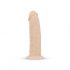 Real Fantasy Harris - připínací, realistické dildo (15,4 cm) - přírodní