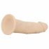 Real Fantasy Harris - připínací, realistické dildo (15,4 cm) - přírodní