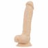 Real Fantasy Percy - připínací, realistické dildo (17,6 cm) - přírodní