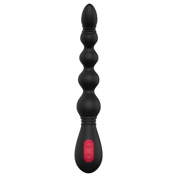 Cheeky Love - oplaadbare anale parels vibrator (zwart)