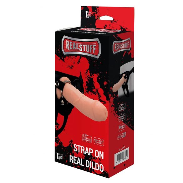 RealStuff Harnais - dildo réaliste (naturel)