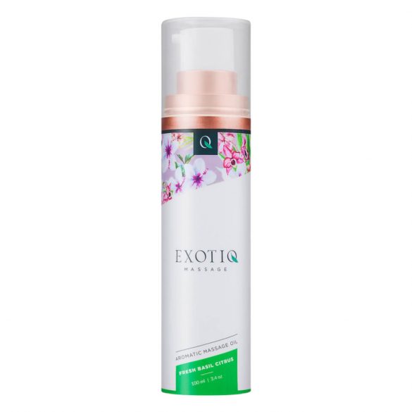 Exotiq - voňaví masážní olej - bazalka-citron (100ml)