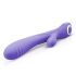 Good Vibes Only Fane Rabbit - vibrateur rechargeable avec branchette clitoridienne (violet)