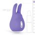 Bonnes Vibrations Teddy - vibromasseur rechargeable en forme de lapin (violet)