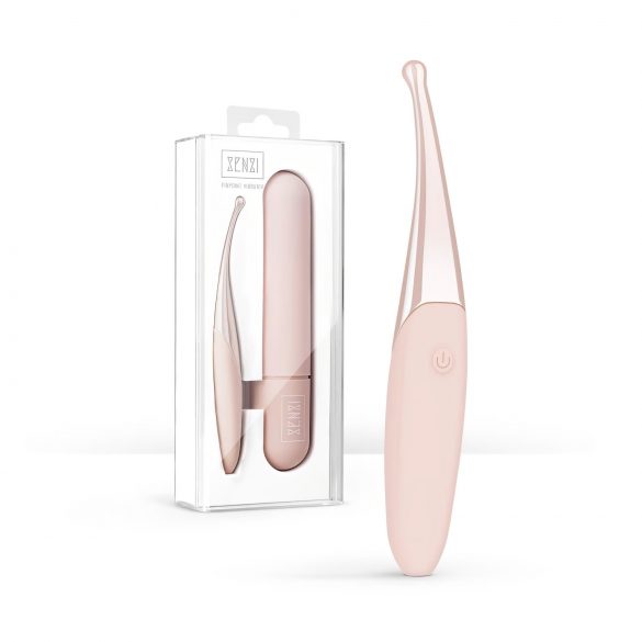 Senzi - vibromasseur waterproof rechargeable (rose pâle)