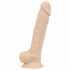 Real Fantasy Ashton - nohy, varlata, realistické dildo (20,5 cm) - přírodní