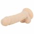 Real Fantasy Ashton - nohy, varlata, realistické dildo (20,5 cm) - přírodní