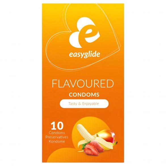 EasyGlide Flavoured - ovocné kondomy (10 ks)