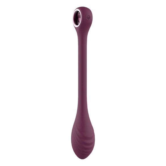 Glam - oplaadbare, waterdichte, buigbare G-spot vibrator (paars)