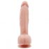 Mr. Dixx 7.6 - dildo na varlaty a přísavkou - přírodní (19,5 cm)