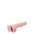 Mr. Dixx 7.6 - zuignap dildo met ballen - huidkleurig (19,5 cm)