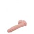 Mr. Dixx 7.6 - dildo na varlaty a přísavkou - přírodní (19,5 cm)