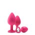 Kit de formation anale Flirts - set de 3 dildos - rose