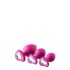 Kit de formation anale Flirts - set de 3 dildos - rose