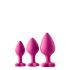 Kit de formation anale Flirts - set de 3 dildos - rose