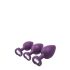 Flirts anale training set - dildoset (3 stuks) - paars