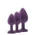 Flirts anale training set - dildoset (3 stuks) - paars