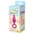 Flirts Pull Plug - malý anální dildo (růžový)