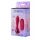 Vibrateur anal gonflable rechargeable avec radio Isabella (rouge)