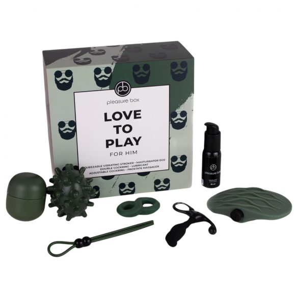 Potěšení Box Love to Play - masturbační sada - 6 dílná