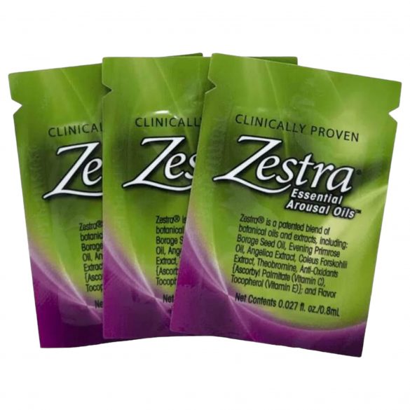 Zestra - stimulující intimní gel pro ženy (3 x 0,8 ml)