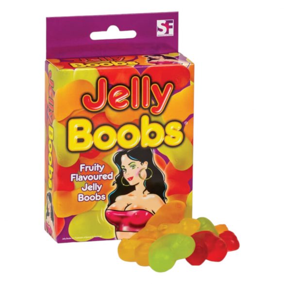 Jelly Boobs - bonbons gélifiés en forme de seins - fruits (120g)