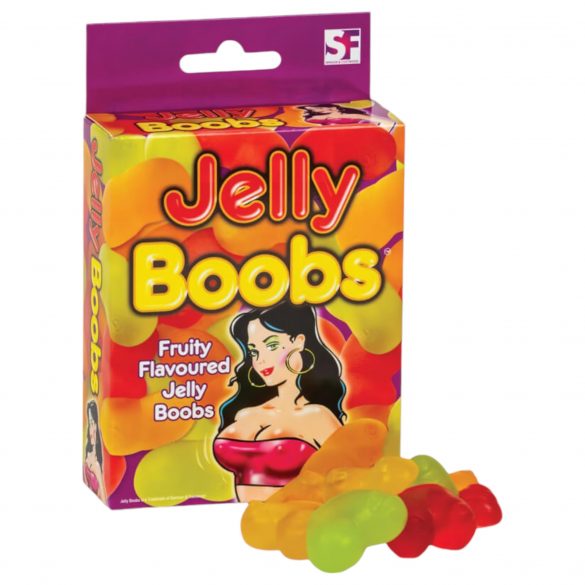 Jelly Boobs - bonbons gélifiés en forme de seins - fruits (120g)