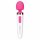 Bodywand Aqua Mini - masseur vibrant rechargeable et étanche (blanc-rose)