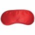 S & M Satin Red Blindfold - saténová maska ​​na oči (červená)