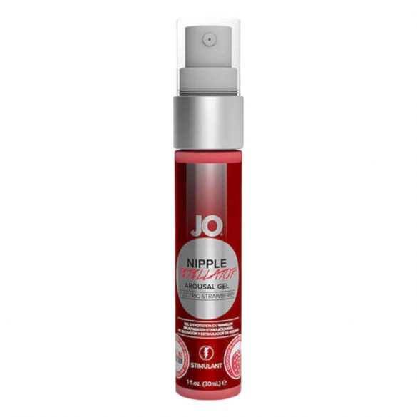 System JO - Gel stimulant pour les mamelons - Fraise (30 ml)