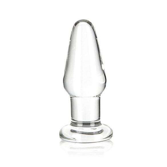 GLAS - dildo anale classique en verre (transparent)