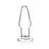 GLAS - klasické skleněné anální dildo 8,3cm