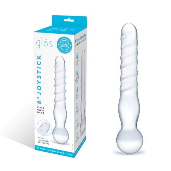 GLAS - double dildo en verre transparent