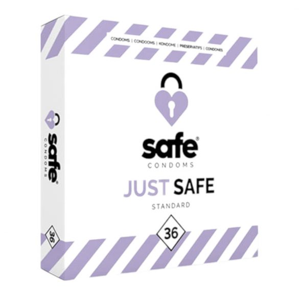 SAFE Juste Safe - préservatifs vanille standard (36 pièces)