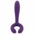 Rianne Duo - vibromasseur couple étanche rechargeable (violet)