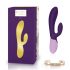 Rianne Essential Xena - oplaadbare vibrator met clitorisstimulator (donkerpaars)