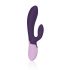 Rianne Essential Xena - oplaadbare vibrator met clitorisstimulator (donkerpaars)