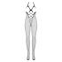 Obsessive N106 - open net catsuit - zwart (S-L)