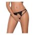 Obsessive Picantina - culotte double bretelles (noir)