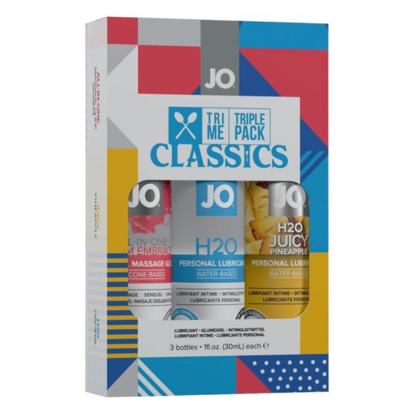 JO Système Classique - Kit lubrifiants variés (3 pièces)