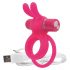 Anneau pénien vibrant rechargeable - Bunny Rose