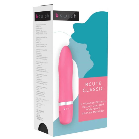 B SWISH Bcute Classic - waterdichte vibrator (roze)