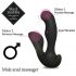 FEELZTOYS Jamba Noir - vibromasseur anal chauffant télécommandé